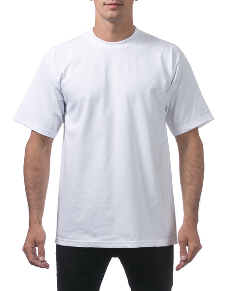 Pro Club Men's Heavyweight Cotton Short Sleeve Crew Neck T-Shirt