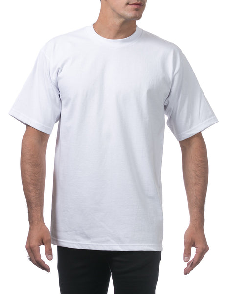 Pro Club Men's Heavyweight Cotton Short Sleeve Crew Neck T-Shirt